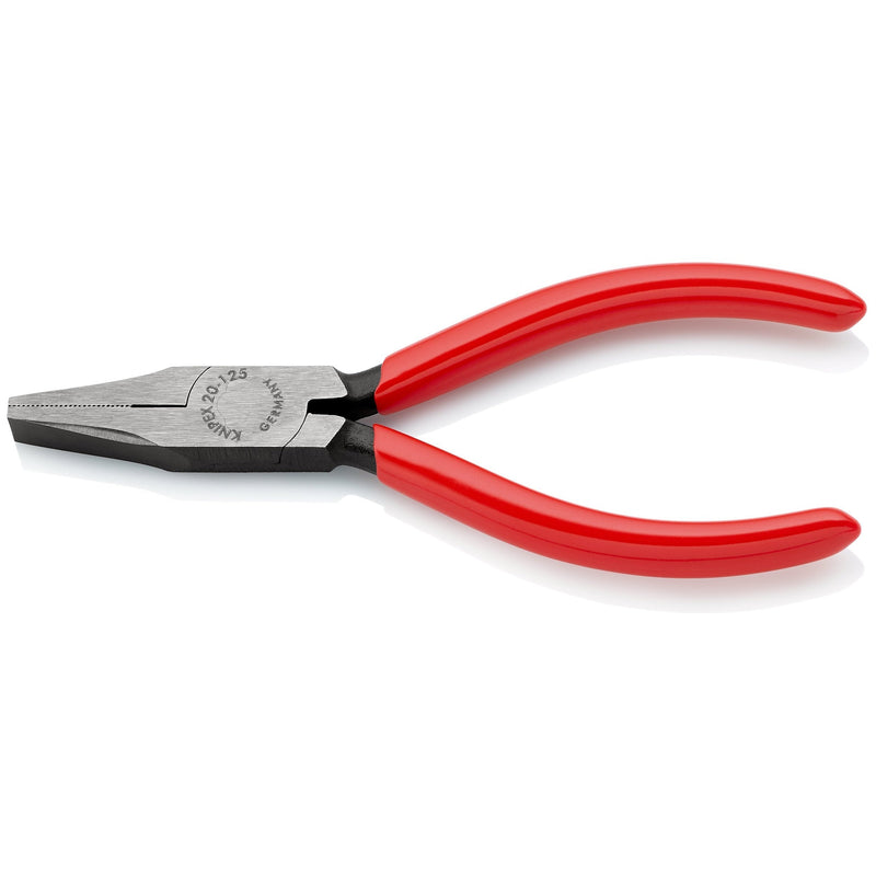 Pinza per meccanica becchi piatti dritti, manici resina Knipex