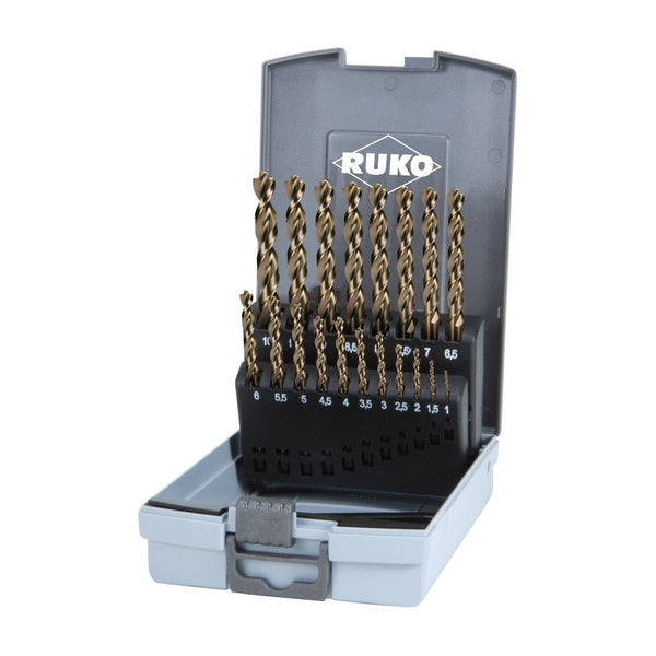 ruko 214614ro set punte elicoidali hss turbo