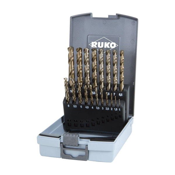 ruko 215214ro set punte elicoidali hss co5 va