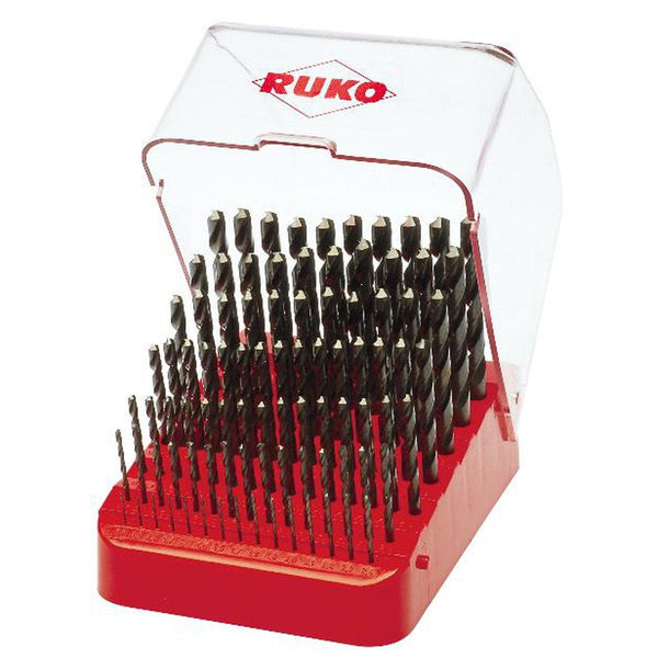 ruko 215223 set punte elicoidali hss co5 va