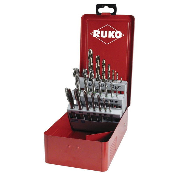 ruko 245054 set maschi macchina fori ciechi passanti hss co5