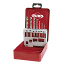ruko 245058 set maschi macchina fori ciechi hss