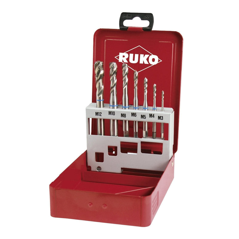 ruko 245058 set maschi macchina fori ciechi hss