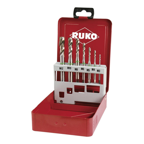 ruko 245062 set maschi macchina fori ciechi hss co5