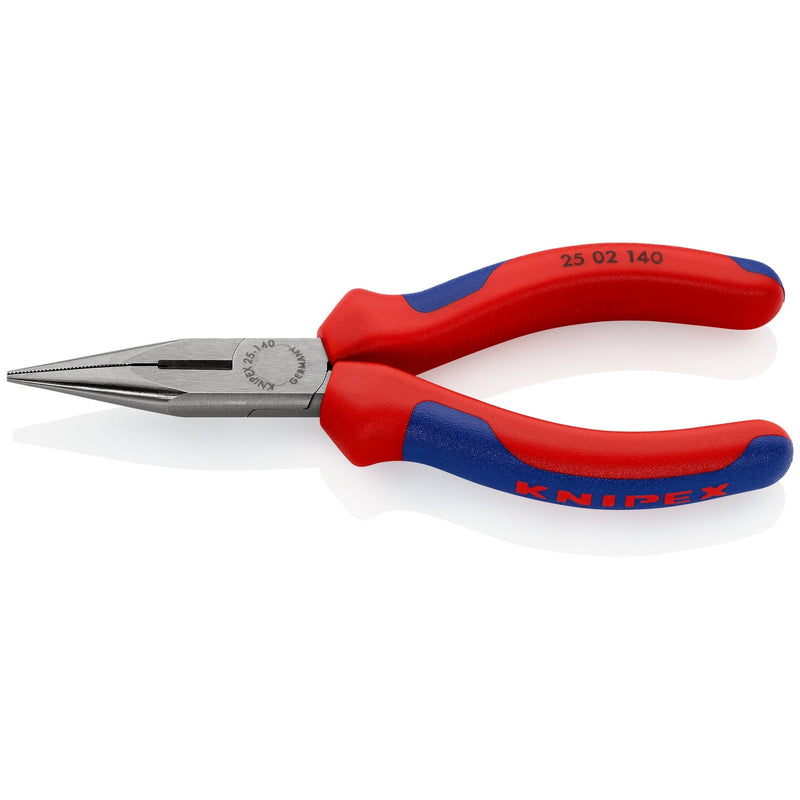 Pinza per meccanica fine becchi mezzotondi con manici bicomponente Knipex