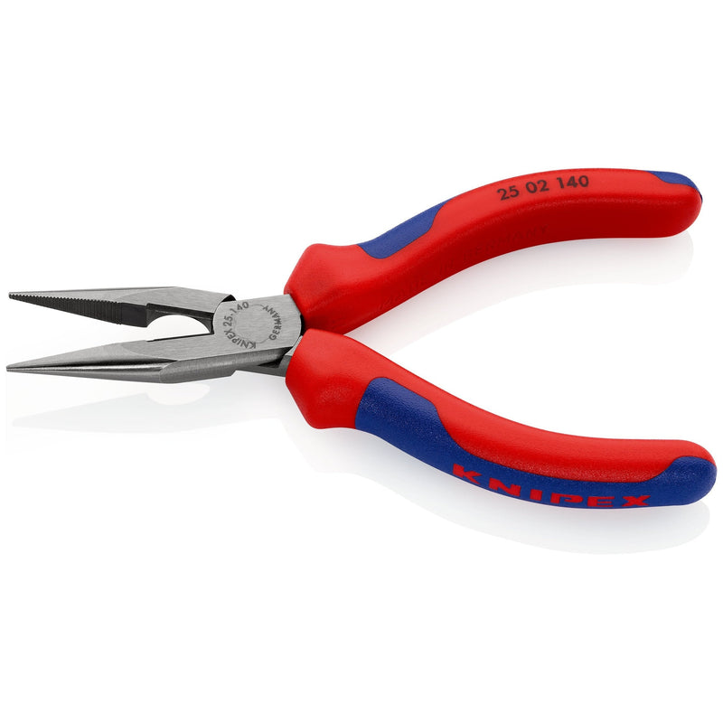 Pinza per meccanica fine becchi mezzotondi con manici bicomponente Knipex