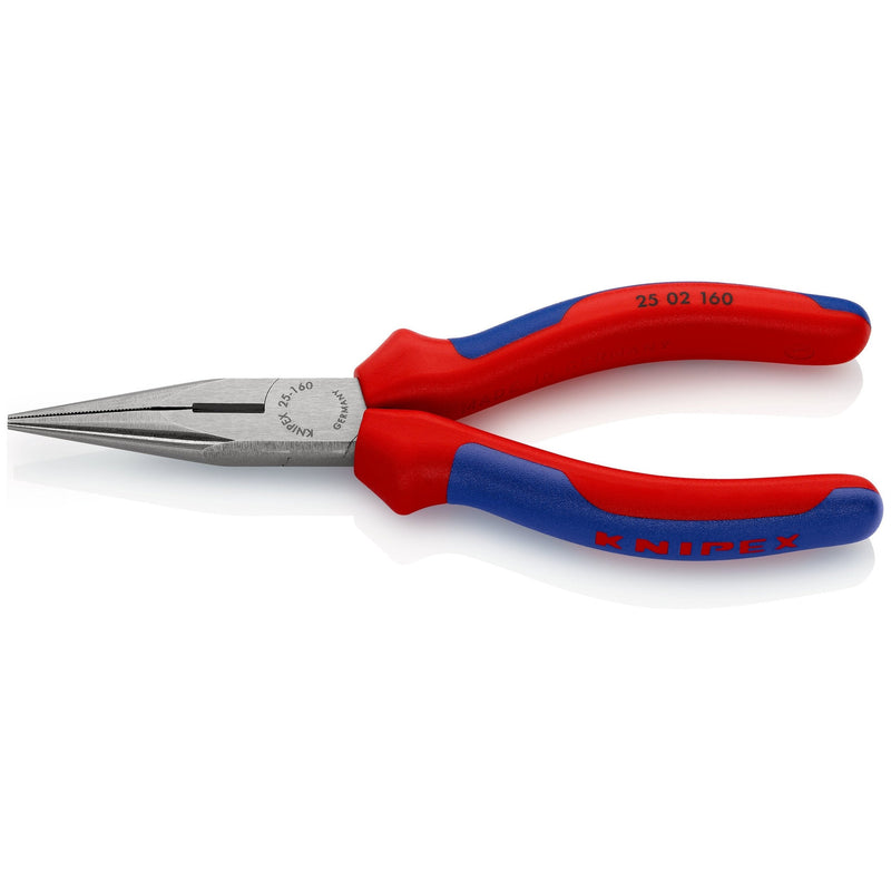 Pinza per meccanica fine becchi mezzotondi con manici bicomponente Knipex