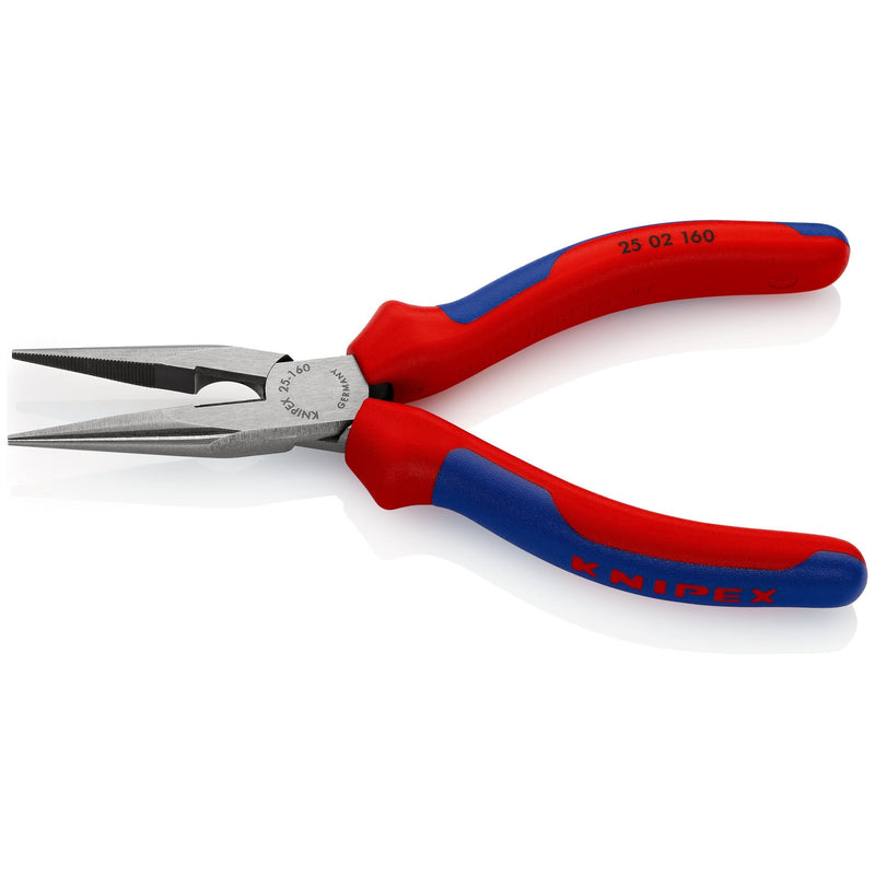 Pinza per meccanica fine becchi mezzotondi con manici bicomponente Knipex