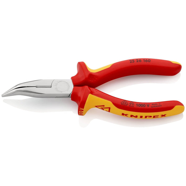 Knipex 2526160 pinza meccanica tronchese becchi mezzotondi esd 25 26 160