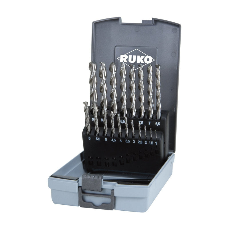 ruko 258214ro set punte elicoidali hss tl3000