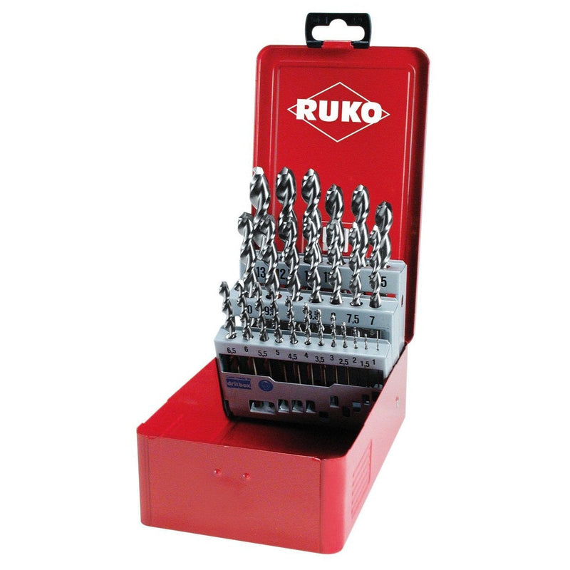 ruko 258215 set punte elicoidali hss tl3000