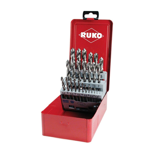 ruko 281215e set punte elicoidali hss co8 va