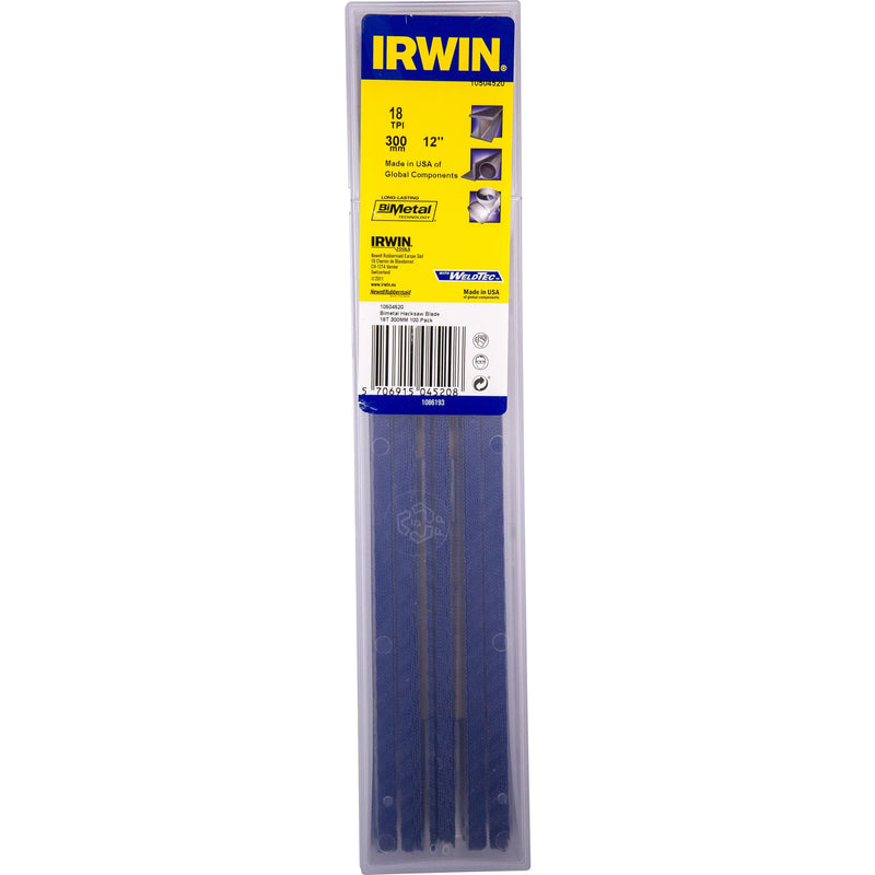 irwin 10504520 lama archetto bi metal 18t 100pz