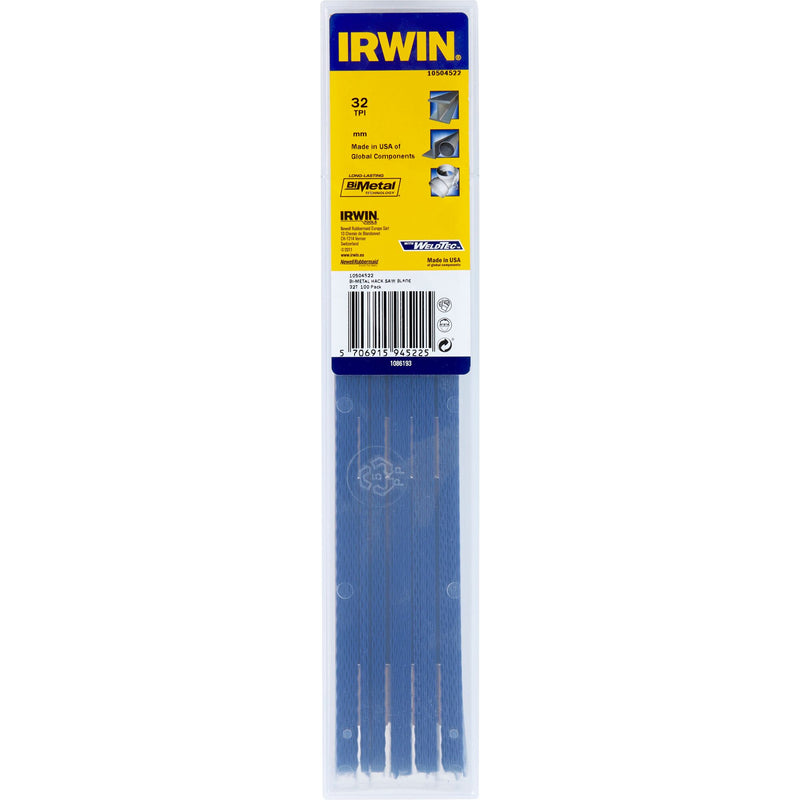 irwin 10504522 lama archetto bi metal 32t 100pz