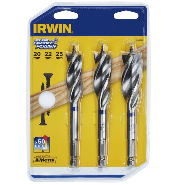 irwin 10507764 set punte blue groove power