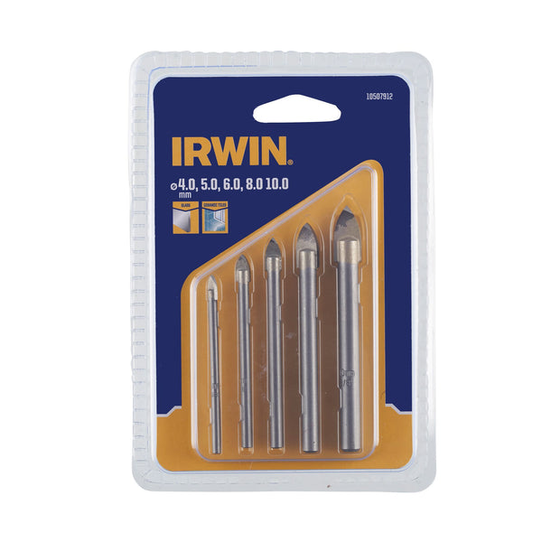 irwin 10507912 set punte glass tile