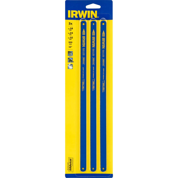 irwin 10507929 set lama archetto bi metal 18t 24t 32t