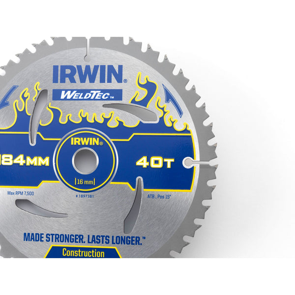 irwin 1897381 lama seghe circolari weldtec