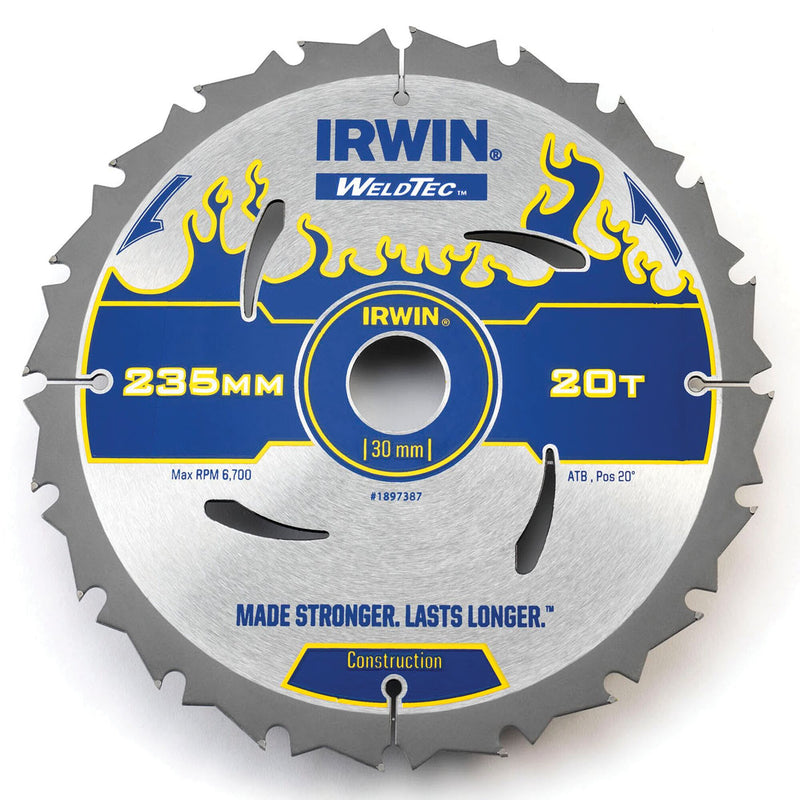 irwin 1897387 lama seghe circolari weldtec