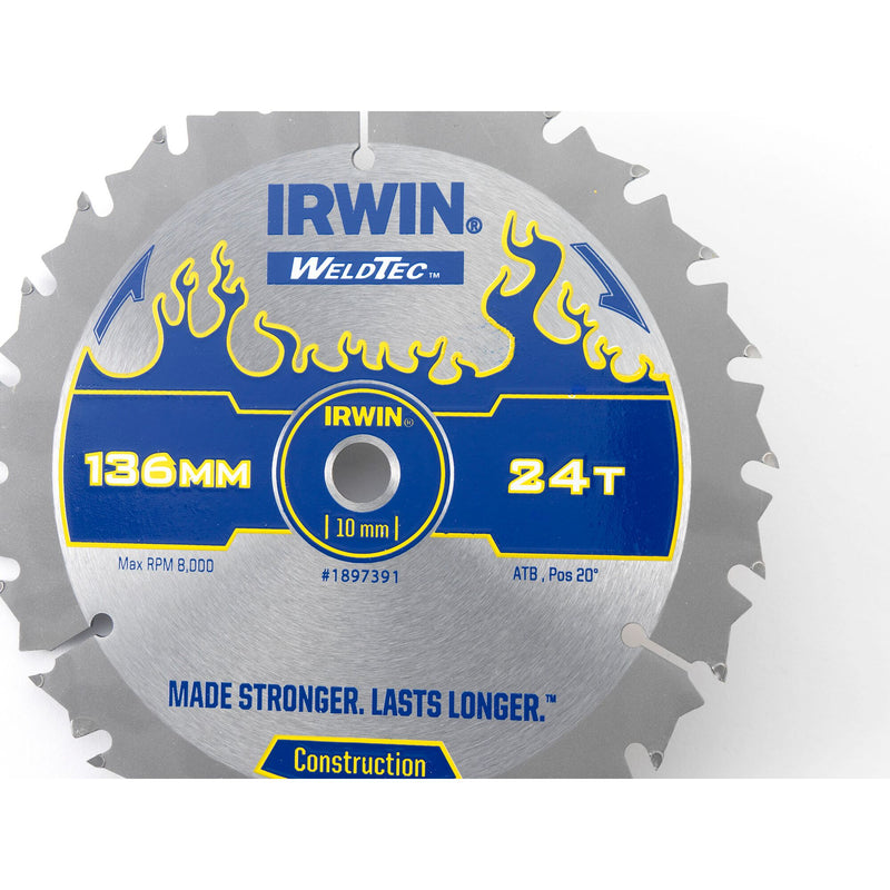 irwin 1897391 lama seghe circolari weldtec