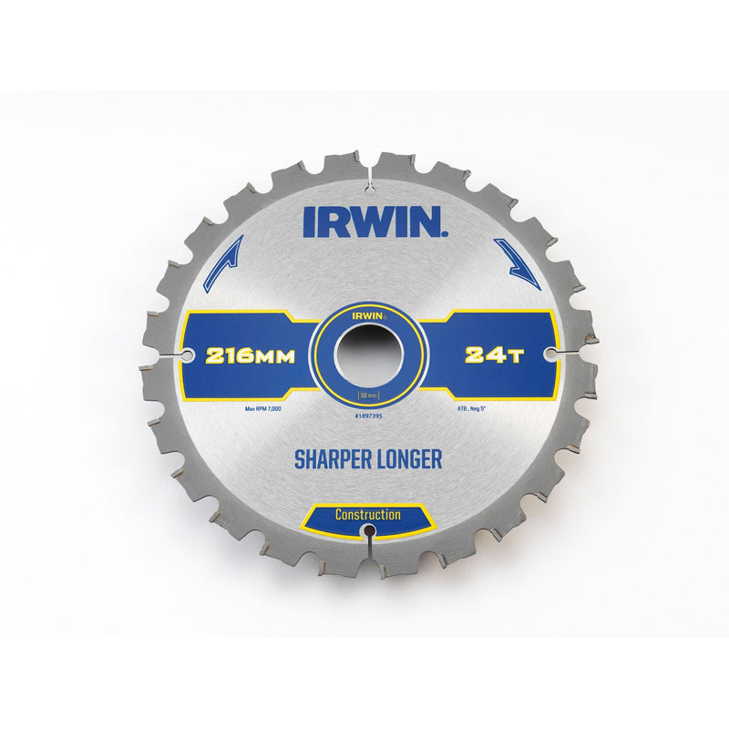 irwin 1897395 lama seghe circolari construction