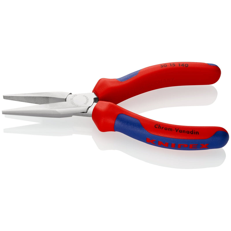 Pinza becchi lunghi manici bicomponente, cromata Knipex