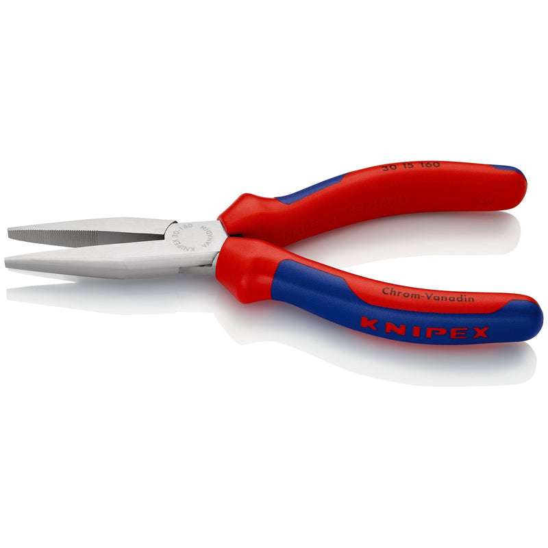 Pinza becchi lunghi manici bicomponente, cromata Knipex