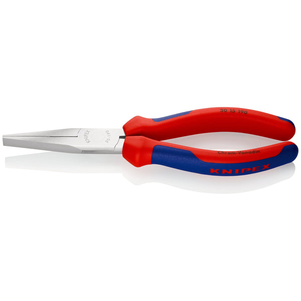 Pinza becchi lunghi manici bicomponente, cromata Knipex