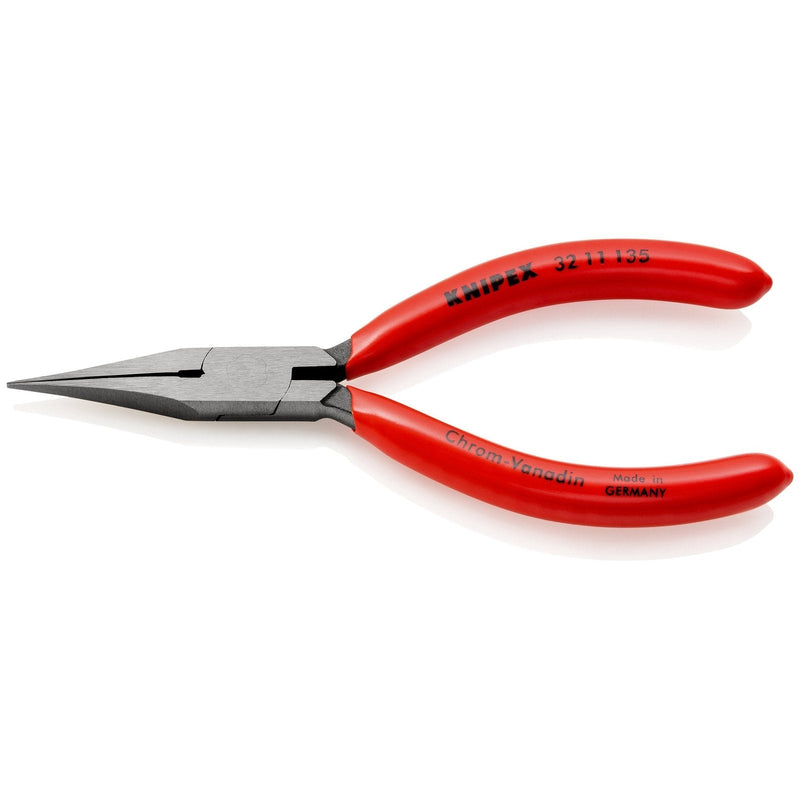 Pinza per elettronica, bonderizzata nera, con manici resina Knipex