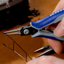 Pinza di precisione per elettronica, pinza brunita, testa pulita Knipex