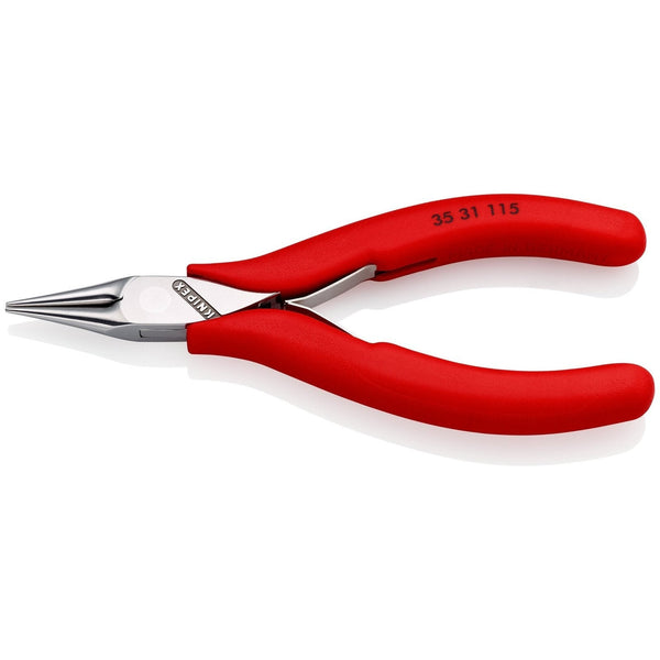 Pinza speciale per elettronica, testa specchio, con manici resina Knipex