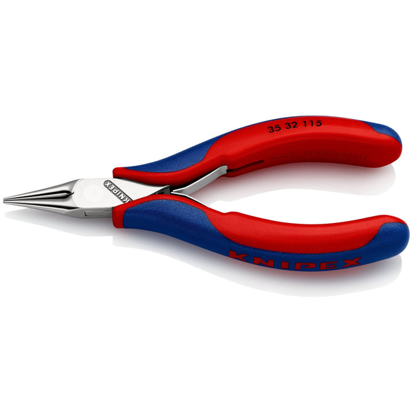 Pinza speciale per elettronica, testa specchio, con manici bicomponente Knipex