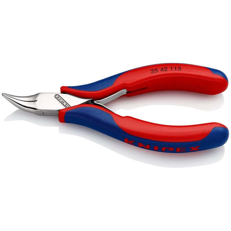 Pinza speciale per elettronica, testa specchio, con manici bicomponente Knipex