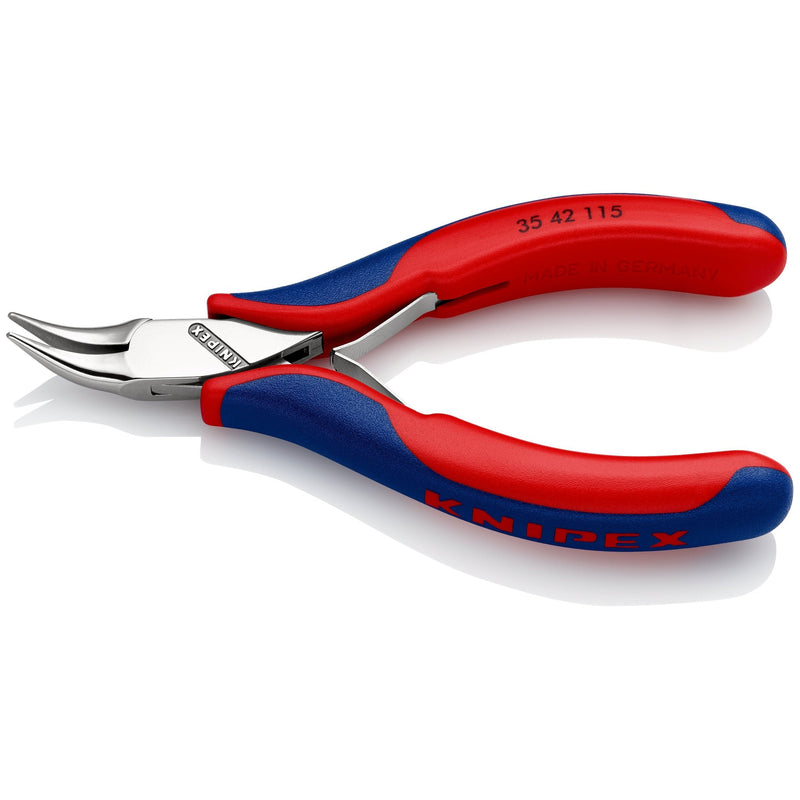 Pinza speciale per elettronica, testa specchio, con manici bicomponente Knipex