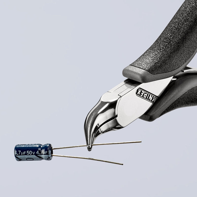 Pinza speciale per elettronica con manici bicomponente ESD Knipex