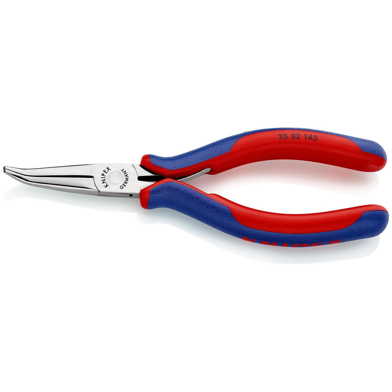 Pinza speciale per elettronica, becchi allungati, con manici bicomponente Knipex