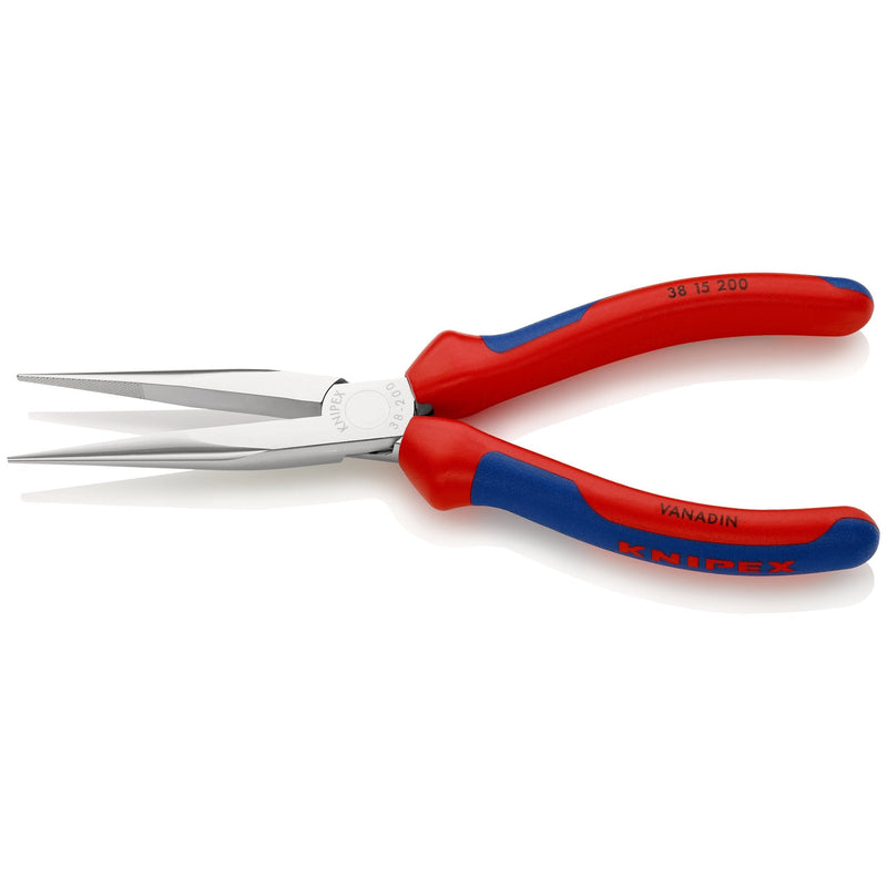 Pinza per meccanica cromata con manici bicomponente Knipex