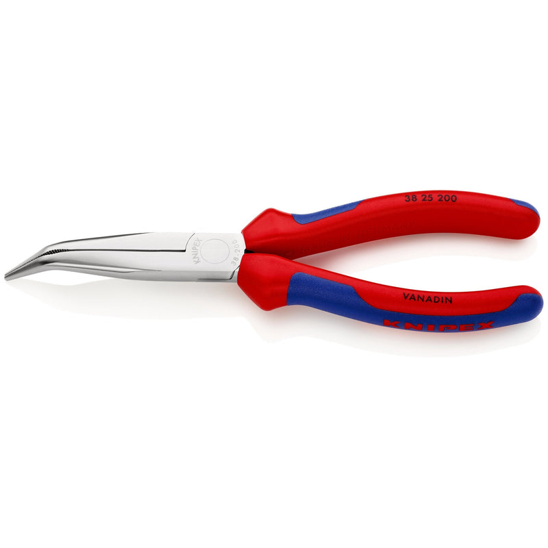 Pinza per meccanica cromata con manici bicomponente Knipex