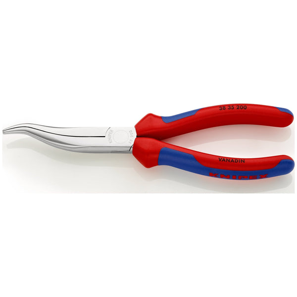 Pinza per meccanica cromata con manici bicomponente Knipex