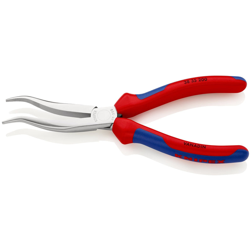 Pinza per meccanica cromata con manici bicomponente Knipex