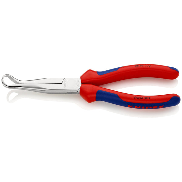 Pinza per meccanica cromata con manici bicomponente Knipex