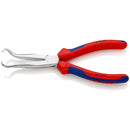 Pinza per meccanica cromata con manici bicomponente Knipex
