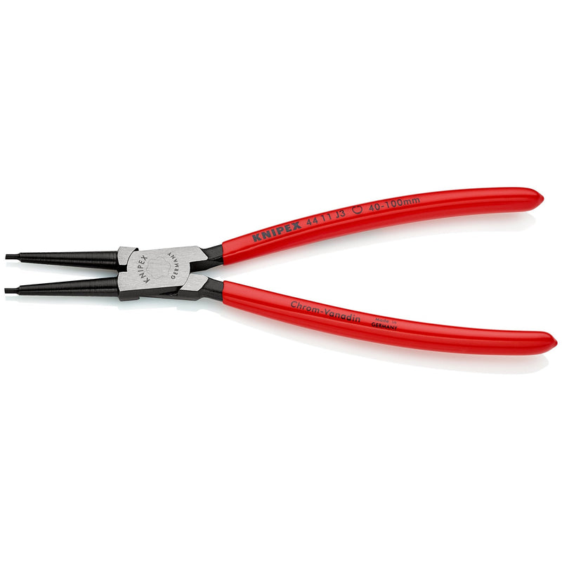 Pinze per anelli di sicurezza interni fori, bonderizzata nera Knipex