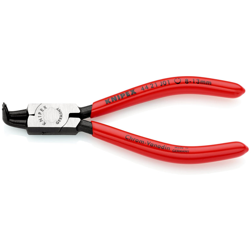 Pinze per anelli di sicurezza interni fori con becchi °, bonderizzata nera Knipex