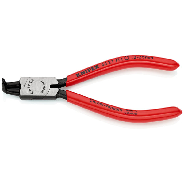 Pinze per anelli di sicurezza interni fori con becchi °, bonderizzata nera Knipex