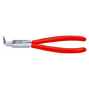 Pinze per anelli di sicurezza interni fori con becchi °, cromata Knipex