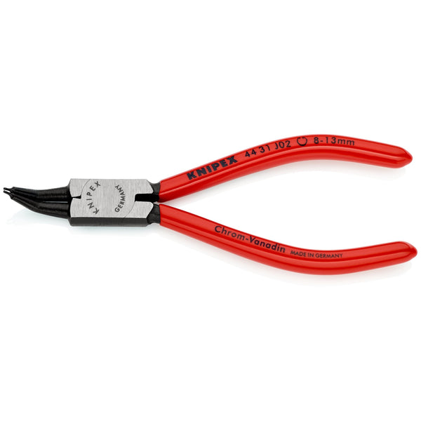 Pinze per anelli di sicurezza interni fori con becchi °, bonderizzata nera Knipex