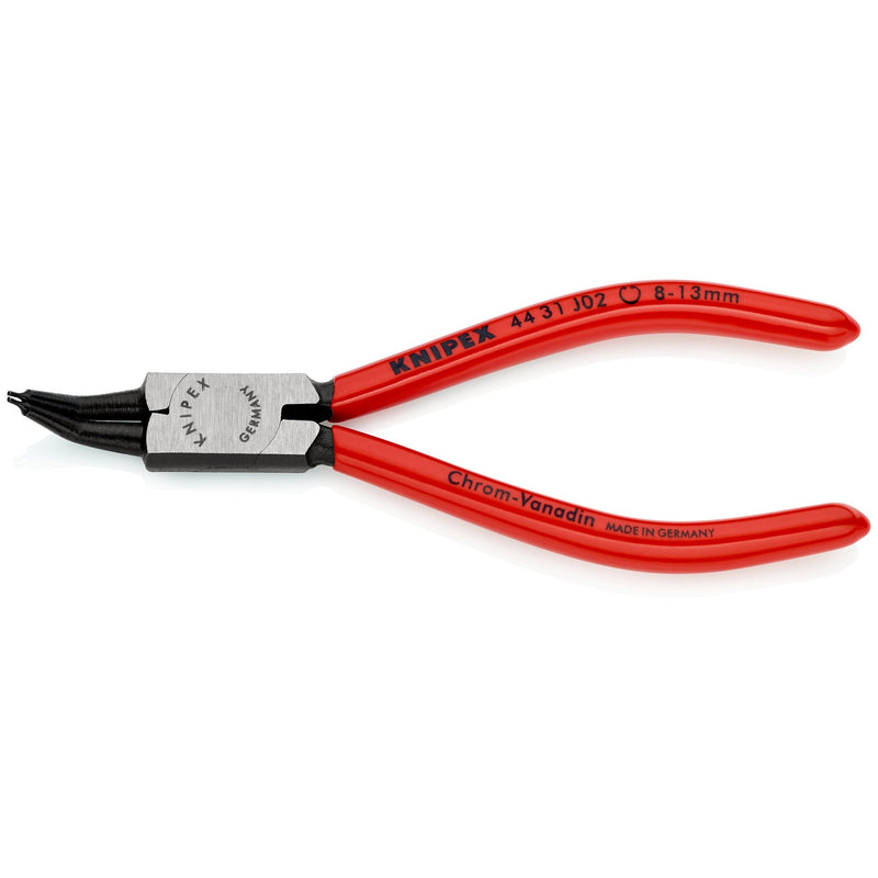 Pinze per anelli di sicurezza interni fori con becchi °, bonderizzata nera Knipex