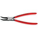 Pinze per anelli di sicurezza interni fori con becchi °, bonderizzata nera Knipex