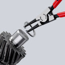 Pinze per anelli di sicurezza esterni su alberi, bonderizzata nera Knipex